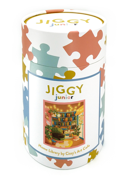 JIGGY Junior 100pc: Home Library by Cissy's Art Cafe