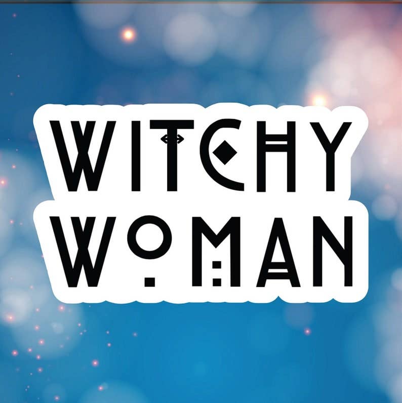 Witchy Woman Water Resistant Sticker