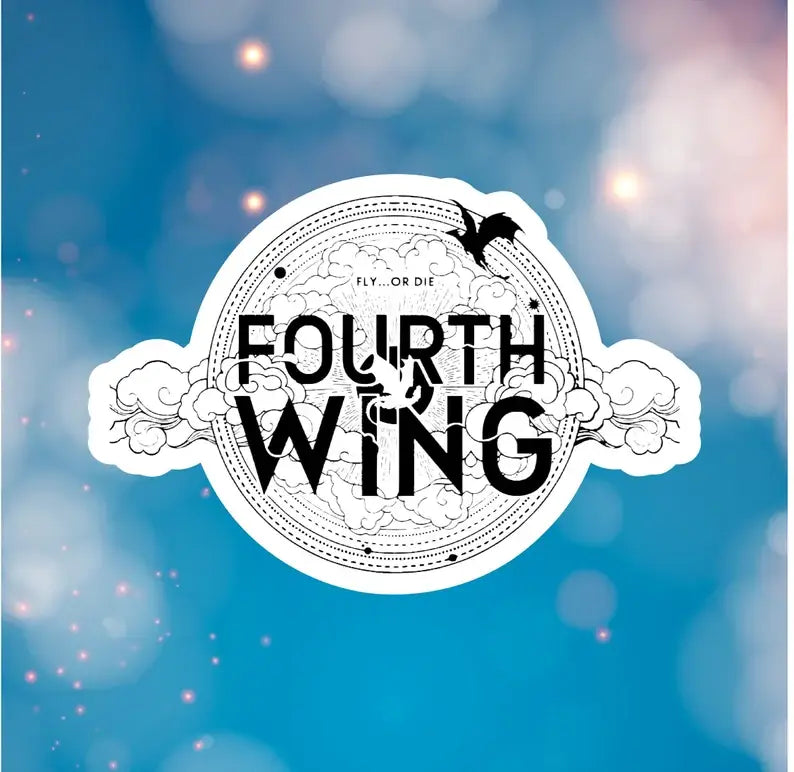 Fourth Wing Logo Sticker